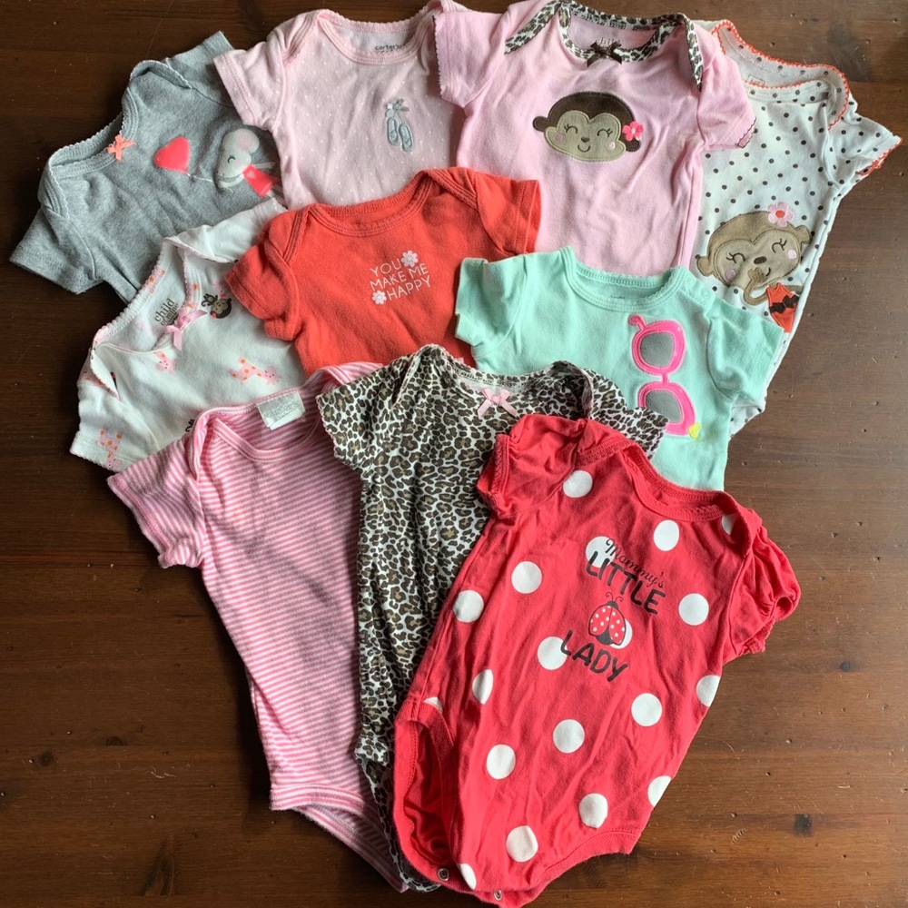 Lot of 10 bodysuits